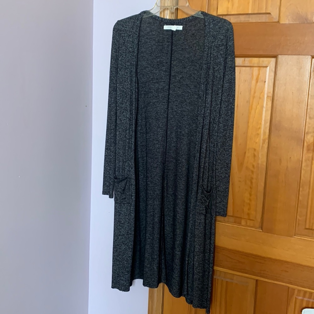 Aeropostale Button Front Long Cardigan